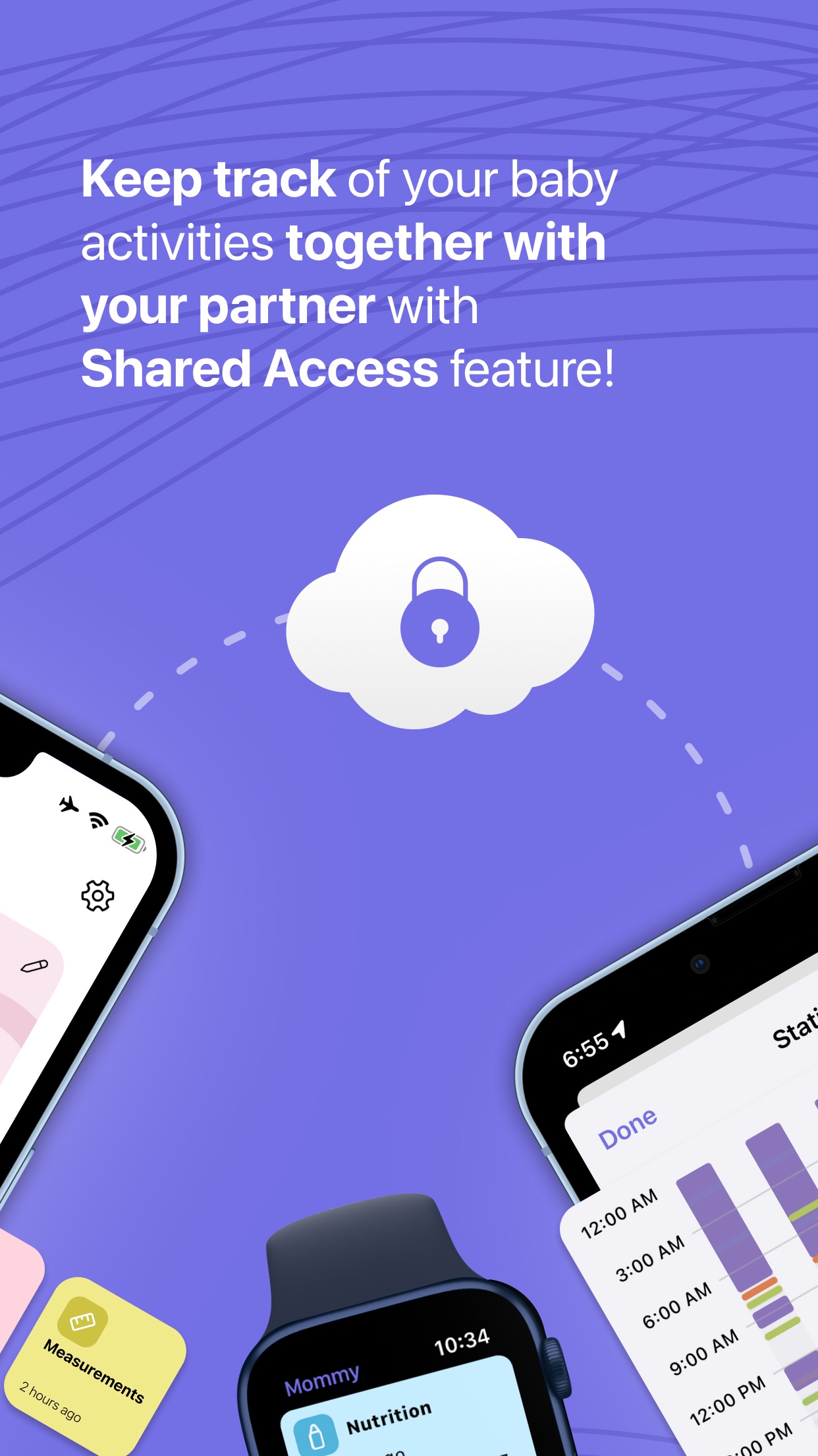 Shared Access with partner, Apple Watch and statistics